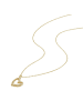 Amor Halskette Silber 925, gelbvergoldet in gold