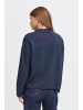 Fransa Sweatshirt FRIZABELLA Box fit in Night Sky Melange