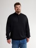 Petrol Industries Plus Size Strick-Halbzip-Pullover Jackson in Schwarz