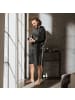 Erwin Müller Interlock-Jersey Hoodie in anthrazit meliert-schwarz