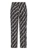 Betty Barclay Marlene-Hose mit elastischem Bund in Schwarz/Beige