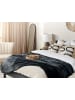 Beliani Kuscheldecke BAYBURT in Schwarz - (W) 200 x (H) 1 x (L) 220 cm