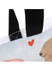 Mr. & Mrs. Panda Einkaufsbeutel Glühschwein Sause Design mit Spruch in Weiß