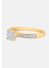 Diamant Exquis Ring aus 585 Gelbgold mit Diamant