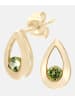 Diamant L'éternel Ohrhänger aus 375 Gelbgold mit Peridot