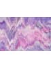 styleBREAKER Farbverlauf Schal mit Metallic und Zacken Muster in Flieder-Rosa