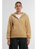 Urban Classics Zip-Kapuzenpullover in unionbeige