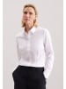 Seidensticker Hemdbluse Slim in Weiß