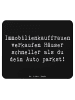 Mr. & Mrs. Panda Mousepad Spruch Immobilienkauffrau mit Spruch in Schwarz