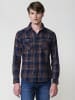 KOROSHI Langärmeliges Jeanshemd in blau