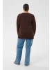 KAFFE curve Strickpullover KCharia Loose fit in Coffee Bean
