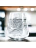 Mr. & Mrs. Panda Wasserglas Schnecke Sir ohne Spruch in Transparent