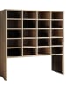 VCM  Holz Regal Schuhschrank Schuhregal Hinsol XL in Sonoma-Eiche (Sägerau)