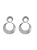 Steel_Art Ohrstecker Damen Drusus silberfarben in silberfarben poliert