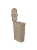 5five Simply Smart Wäschekorb aus Kunststoff, 40 l in Beige, (B) 26,5 x (H) 60,5 x (L) 46,4 cm