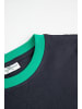 Coccodrillo Baumwoll-T-Shirt mit kurzen Ärmeln in dunkelblau