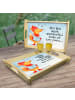 Mr. & Mrs. Panda tablett aus holz Fuchs Sänger Design mit Spruch in Weiß