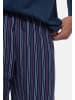 Ammann Schlafanzug Night & Home Cotton in Dunkelblau