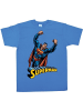 Superman Shirt in Blau