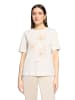 CARTOON Baumwollshirt mit Rundhalsausschnitt in Patch Cream/Beige