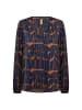 soyaconcept Bluse SC-Arlette in marine camel