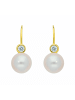 Adeliás Damen 333 Gold Boutons mit Zirkonia in gold
