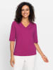 WITT WEIDEN V-Shirt in magenta