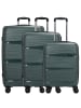 D&N Travel Line 4300 - Trolley-Set 3tlg. (black) in dark green