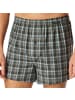 Schiesser Web-Boxershorts 2er Pack in Blau/Grün
