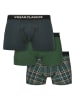 Urban Classics Boxershort in dgrn plaidaop+btlgrn/dblu+dgrn