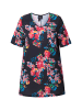 Ulla Popken Longshirt in schwarz