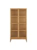 ebuy24 Vitrinenschrank Vigga Eiche 90 x 40 cm