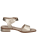 Caprice Sandalette in LT.GOLD METAL.