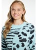 myMo Damen Strick Pullover in Lagune Minze