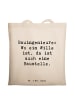 Mr. & Mrs. Panda Tasche Spruch Bauingenieur Wille mit Spruch in Creme