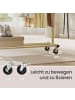 SONGMICS Kleiderständer Pataye in Gold - (B)45 x (H)161.5 x (T)132 cm