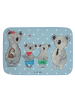 Mr. & Mrs. Panda Badezimmer Matte Koala Familie zwei ohne Spruch in Blau Pastell