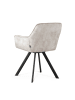B&D Home 2er-Set: Drehstuhl DIETER in Grau - (B)56 x (H)84 x (T)61 cm