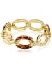 Lulu & Jane Armband aus Metall-Legierung verziert mit Kristallen von Swarovski® in gelbgold