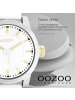 Oozoo Analog-Armbanduhr Oozoo Timepieces weiß extra groß (ca. 48mm)