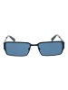 CALVIN KLEIN JEANS Unisex Sonnenbrillen Rechteck Blau