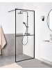 Beliani Duschwand ACULEO in Schwarz - (W) 90 x (H) 195 cm