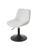 VASAGLE Barhocker Tyra in Weiß - (B)46.5 x (H)(65.5-77.5) x (T)43 cm