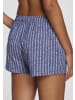 VIVANCE DREAMS Pyjamashorts in blau-rosa-gestreift
