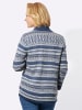 WITT WEIDEN Strickjacke in dunkelblau-ecru-gemustert