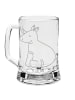 Mr. & Mrs. Panda Bierglas Einhorn Nashorn ohne Spruch in Transparent