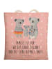 Mr. & Mrs. Panda taschen shopper Koala Familie mit Spruch in Rot Pastell