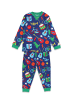 Toby Tiger Schlafanzug mit Geschenke Print in blau