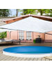 AMANKA Schattennetz Sonnensegel Alu 3x4m silber