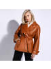 Wittchen Stylish eco leather jacket, woman in Brown